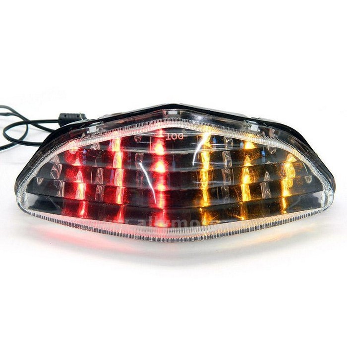 6 Led Brake Tail Light Integrated Motor Rear Lamp Amber Suzuki Dl 650 1000 V-Strom@2